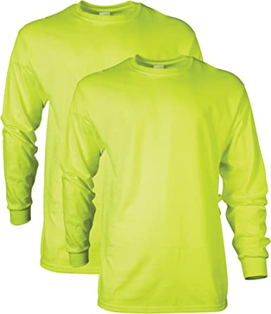 Photo 1 of Gildan Men's Ultra Cotton Long Sleeve T-Shirt, Style G2400, 2 pack size xl