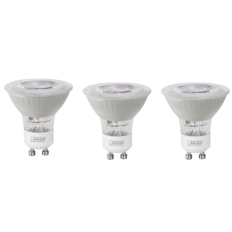 Photo 1 of 35-Watt Equivalent Daylight (5000K) MR16 GU10 Bi-Pin Base LED Light Bulb (3-Pack)