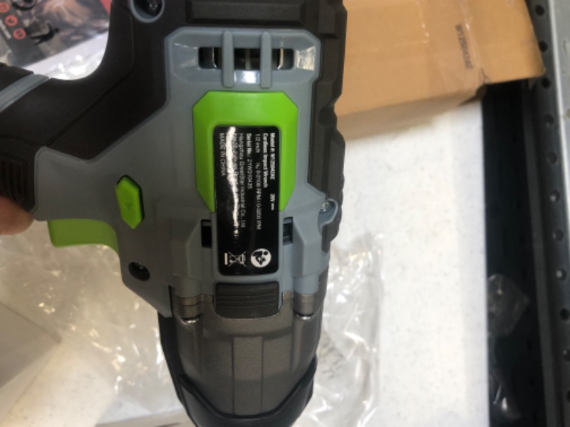 Photo 1 of WORKPRO 20V Cordless Impact Wrench, 1/2-inch, 320 Ft Pounds Max Torque, 2.0Ah Li-ion Battery with Fast Charger, Belt Clip for Easy Carrying
