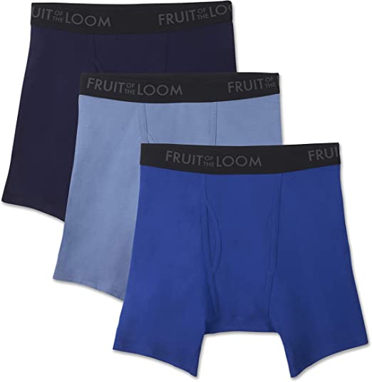 Photo 1 of Fruit of the Loom Men's Breathable Boxer Briefs (Regular & Big Man) large
