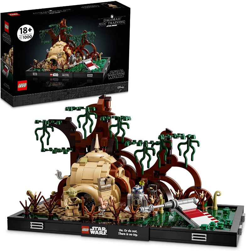 Photo 1 of LEGO Star Wars Dagobah Jedi Training Diorama 75330 Building Kit for Adults; Brick-Built Collectible for Display (1,000 Pieces)
