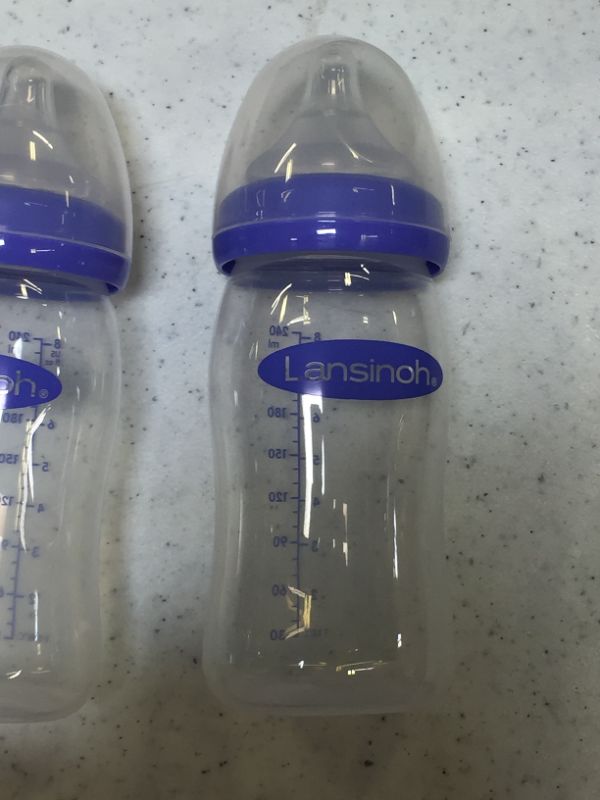 Photo 4 of Lansinoh Breastfeeding Bottles for Baby, 8 Ounces, 3 Count
