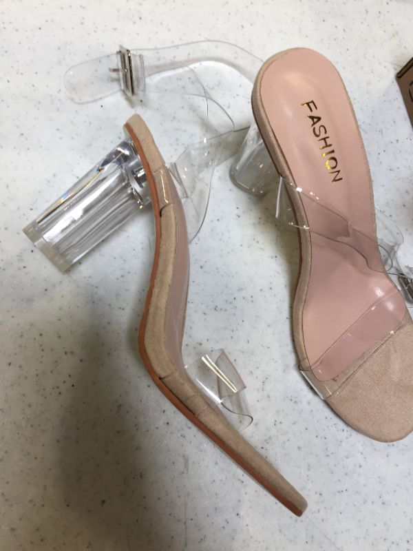 Photo 1 of WOMENS HIGH HEELS CLEAR STRAPS SIZE 37 