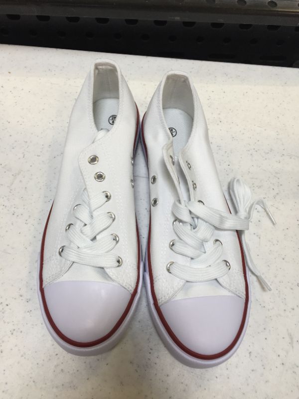 Photo 1 of WOMENS WHITE SNEAKERS SIZE 9 