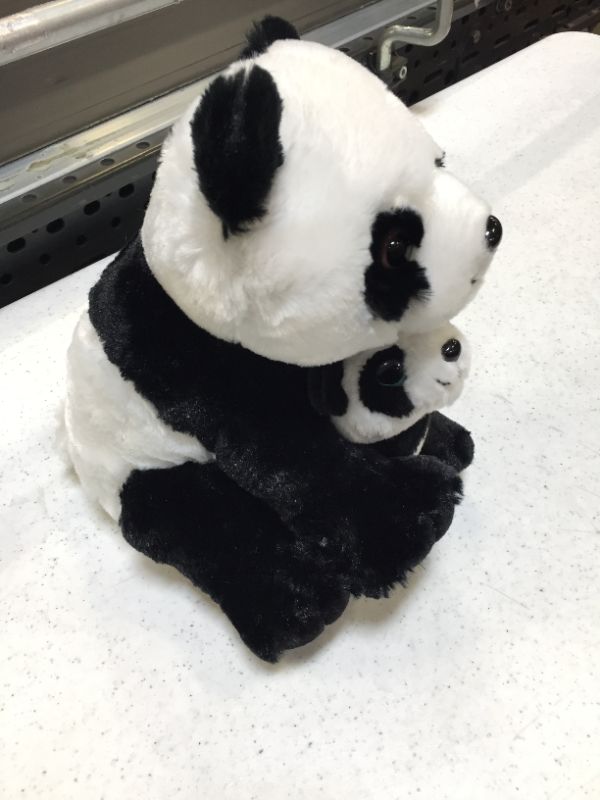 Photo 3 of Adventure Planet Birth of Life Panda with Baby Plush Toy 11" H
