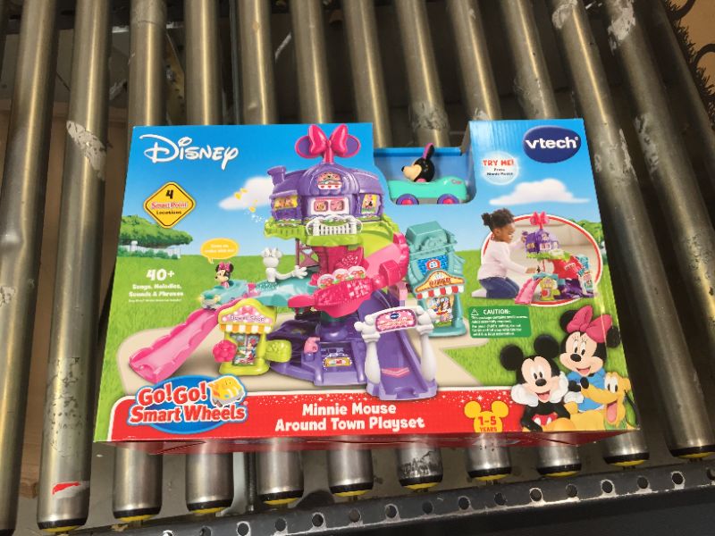 Photo 3 of VTech Go! Go! Smart Wheels Disney Minnie Mouse Around Town Playset **BRAND NEW IN BOX** 
