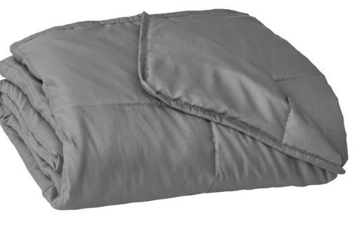 Photo 1 of 48"x72" Essentials Weighted Blanket Gray - Tranquility
(FACTORY SEALED)
