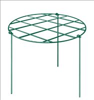 Photo 1 of 16 x 24 Inches Grow-Through Plant Supports Grow Through Grid, Plant Brace Flower Support Rings Grow Through Hoops with 3 Pcs Legs for Heavy Blossoms