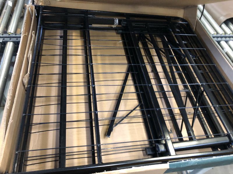 Photo 3 of ZINUS SmartBase Heavy Duty Mattress Foundation / 14 Inch Metal Platform Bed Frame / No Box Spring Needed / Sturdy Steel Frame / Underbed Storage, King
