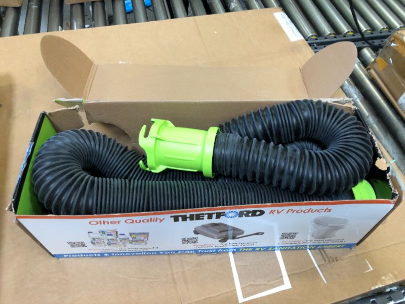 Photo 2 of TITAN 17853 15ft 15-Foot Premium RV Sewer Hose Kit-Thetford-17853, Black/Green
