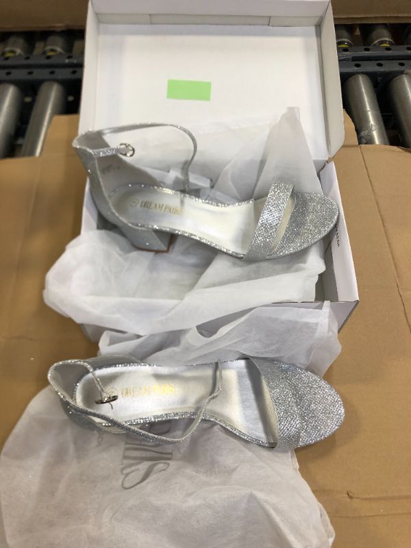 Photo 1 of Dream Paris silver/glitter heels size women's 9