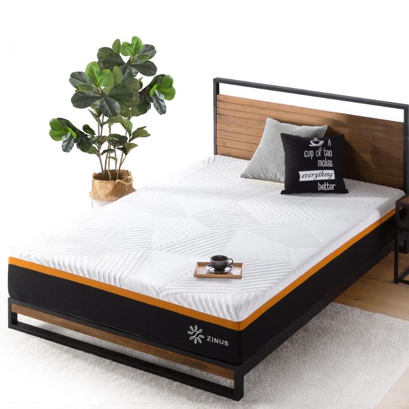 Photo 1 of Cooling Copper Adaptive Hybrid Mattress | Zinus 10" / Twin