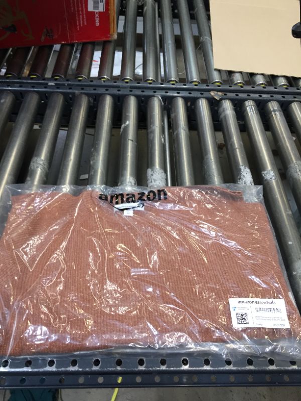 Photo 2 of Amazon Essentials Men's Long-Sleeve Soft Touch Crewneck Sweater, Dark Camel, X-Large