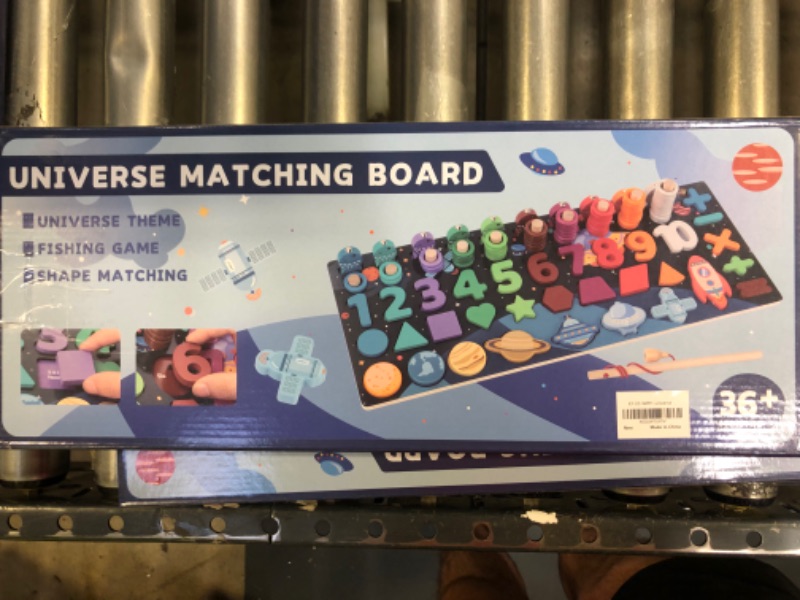 Photo 1 of Universe matching toy set letters, numbers learning for kids 36 months