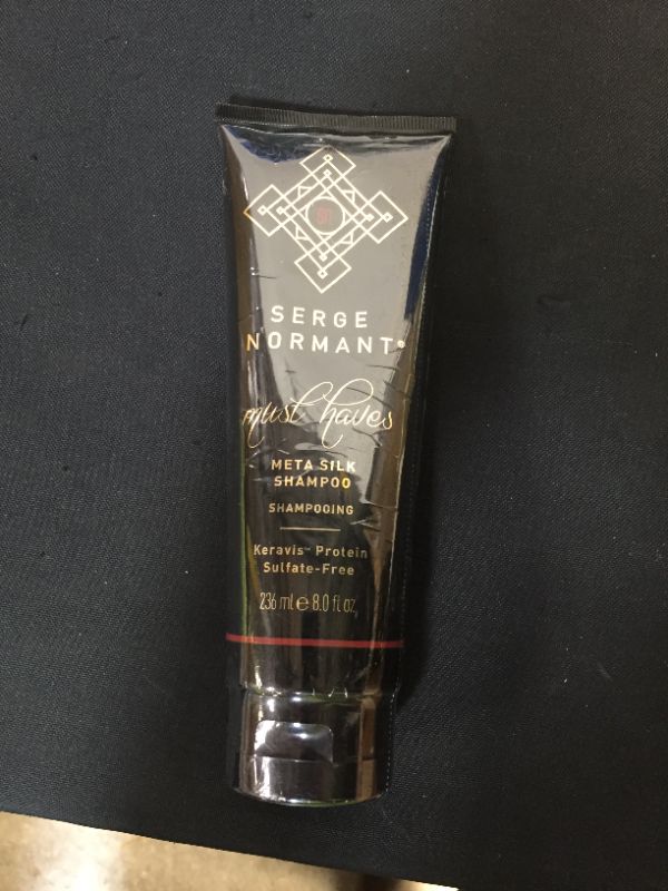 Photo 1 of Serge Normant Meta Silk Shampoo, Sulfate Free for Men & Women, Foaming, Healthy Shine & Bounce, Moisturizes and Preserves Color Treated Hair, Gentle & Non-Stripping, Deep Clean, 8 fl oz.
