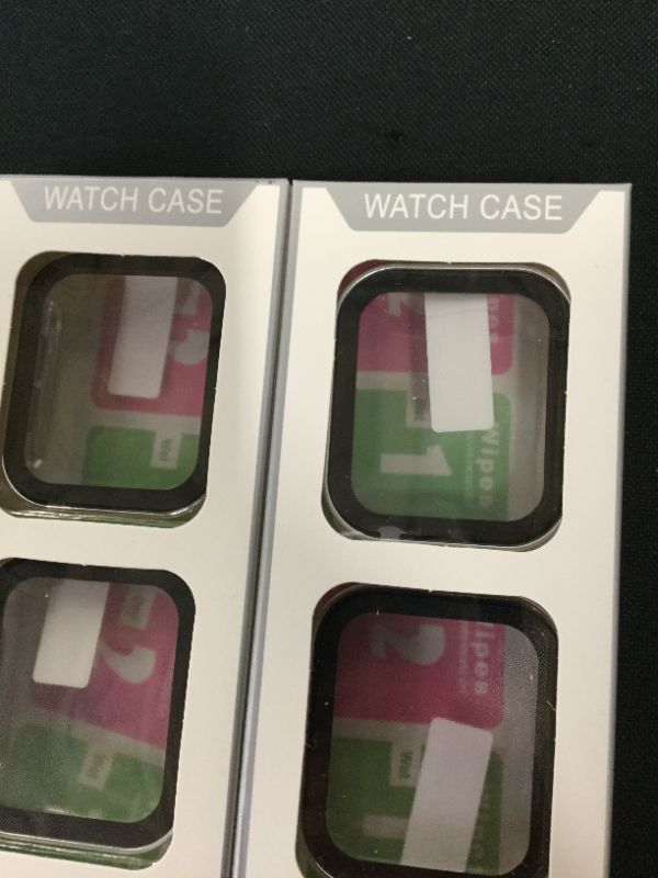 Photo 2 of pple Watch Case Apple Watch Waterproof Case Series 3/2/1 42mm with Screen Protector Accessories Guard Thin Bumper Full Coverage for iWatch Women Men (Silver,black) pack of 2