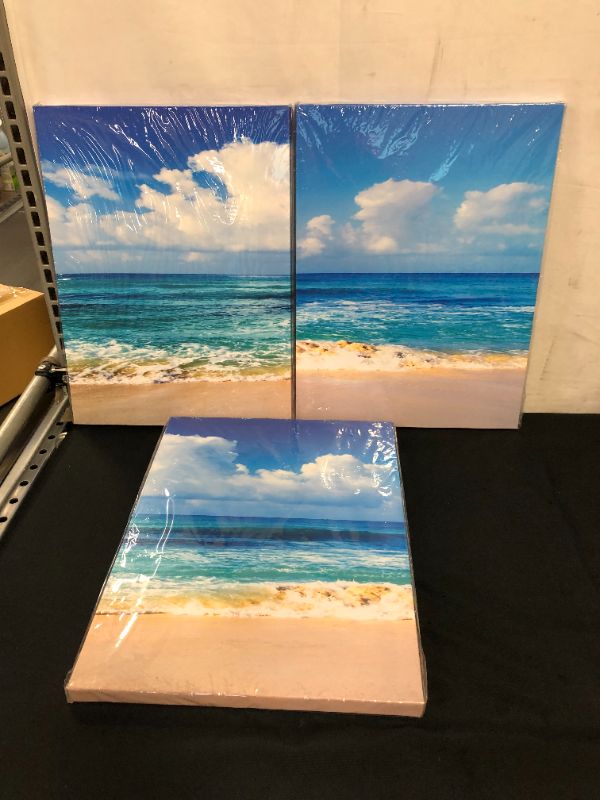 Photo 1 of 12"X16" 3PC ART WALL HOME DECOR