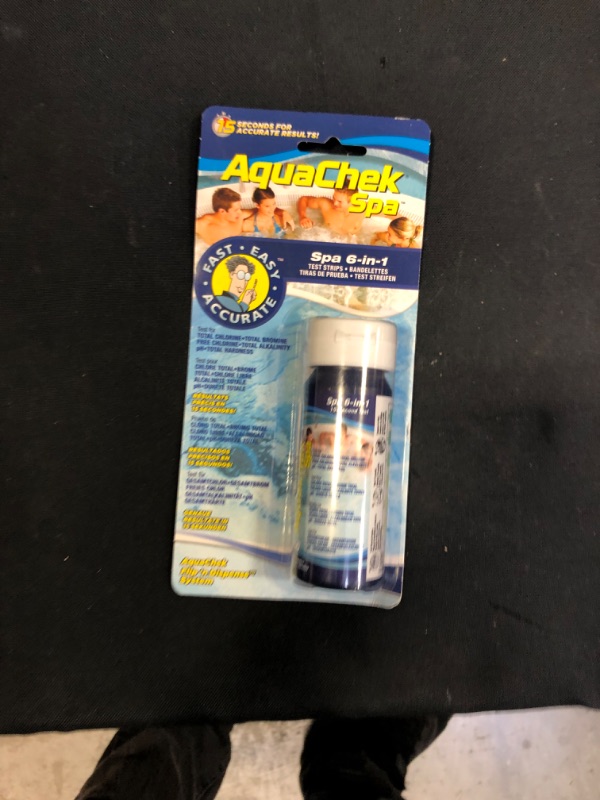 Photo 2 of AquaChek 552244 6-in-1 Test Strips for Spas and Hot Tubs
