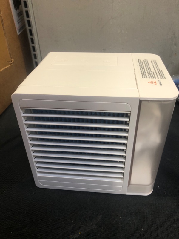 Photo 2 of Tesoky Transportable Air Conditioner, Private Air Cooler for Room, Mini Air Conditioner Fan Evaporative Air Cooler, Fan, Air Conditioner, Air purifier, Evening Gentle 4-in-1,for Dwelling, Workplace and Room
