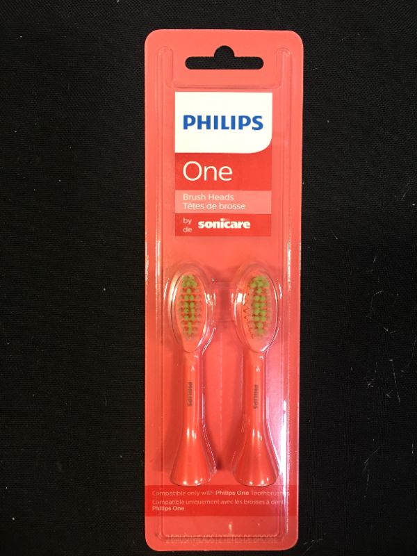 Photo 2 of Philips One by Sonicare, 2 Brush Heads, Miami Coral, BH1022/01
