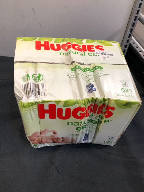 Photo 4 of Huggies Natural Care Sensitive Baby Wipes, Unscented, 208 Count (Pack of 3)
EXP 08/2022