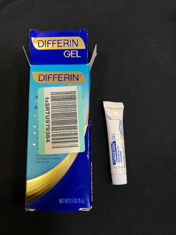 Photo 2 of Acne Treatment Differin Gel, 30 Day Supply, Retinoid Treatment for Face with 0.1% Adapalene, Gentle Skin Care for Acne Prone Sensitive Skin, 15g Tube
EXP 07/24