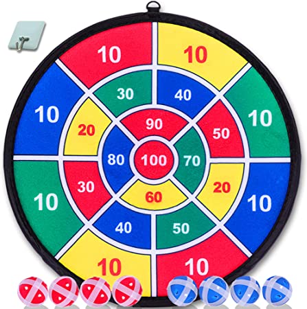 Photo 1 of YESMARKS Toys Dart Games - Dart Board for Kids - Toy Sports Indoor Outdoor, Gifts for Boy Girl Party Game for Children Age 3 4 5 6 7 8 9 10 11 12 Years and Up
