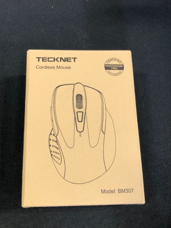 Photo 2 of TeckNet 2600DPI Bluetooth Wireless Mouse, 12 Months Battery Life with Battery Indicator, 2600/2000/1600/1200/800DPI
