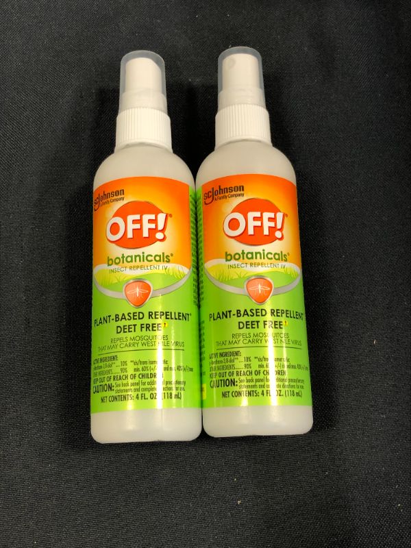 Off! Botanicals Deet-free Insect Repellent, Plant-based Bug Spray 