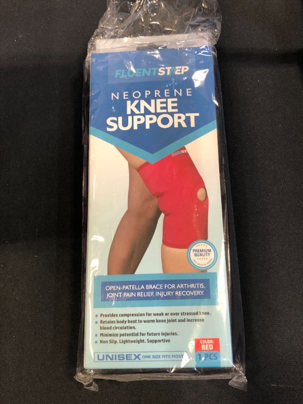 Photo 1 of Adjustable Knee Brace - Stabilizing Knee Support for the Relief of Pain Associated w/ Injury or mild Knee Arthritis / Knee Tendinitis / Knee Bursitis etc. Lightweight / Breathable / Non-Slip Knee Brace. Adults / Youth Knee Brace. One Size Fits Most