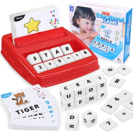 Photo 1 of Educational Matching Letter Game, Sight Word Games, Interactive Game Toys. for Kids Toys Educational Learning Toys for Boys Girls Birthday Party Gifts for 3 4 5 6 Year Olds
