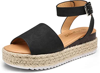 Photo 1 of Vepose Women's 00A Espadrilles Sandals Classic Summer Platform Sandal for Women sz 8.5
