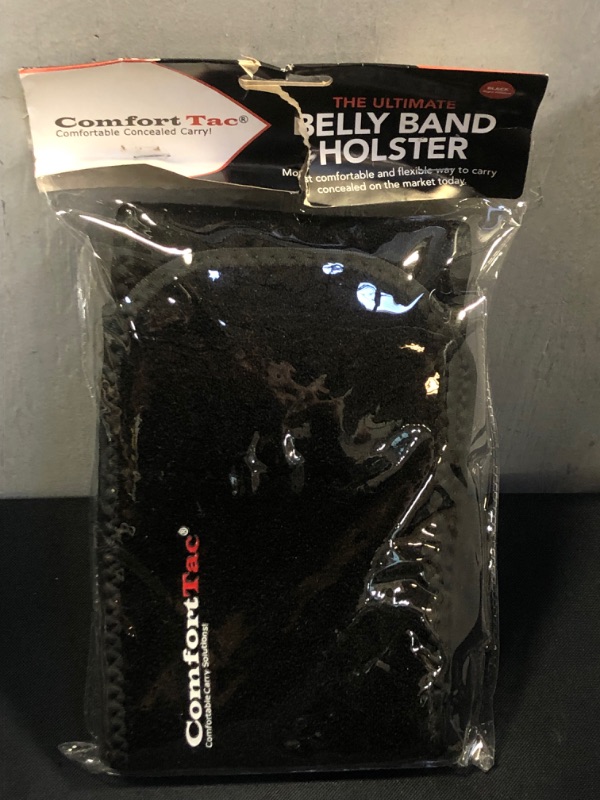Photo 1 of ComfortTac Ultimate Belly Band Holster | Right | Size Regular (up to 44" Belly) | Subcompact | Black | Holster
