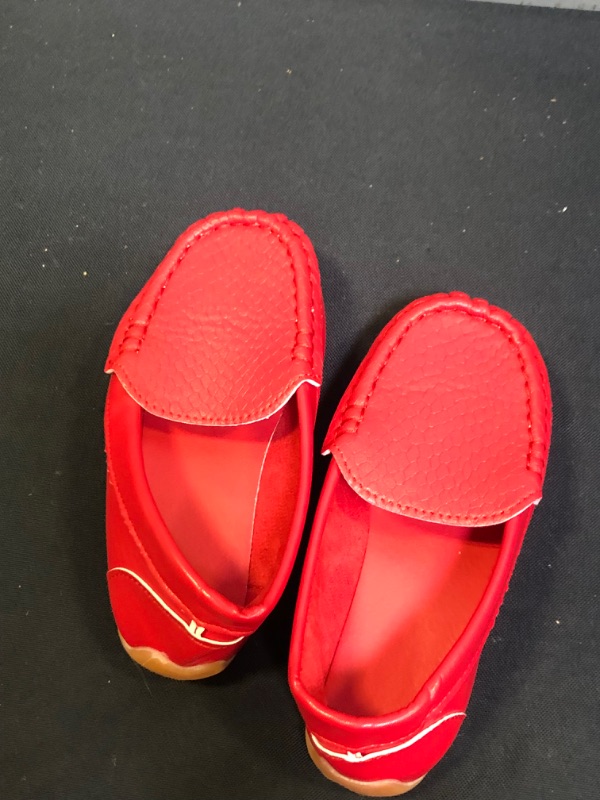 Photo 1 of KIDS DRESS SHOES RED UNKNOWN SIZE LOOKS TO FIT TODDLERS AGE 3-5