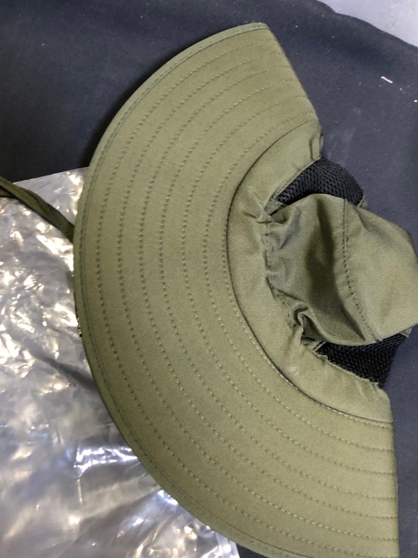 Photo 2 of GREEN CAMPING OR FISHING BUCKET HAT 