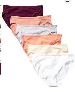 Photo 1 of Amazon Essentials Women's Cotton High Leg Brief Underwear, Multipacks
