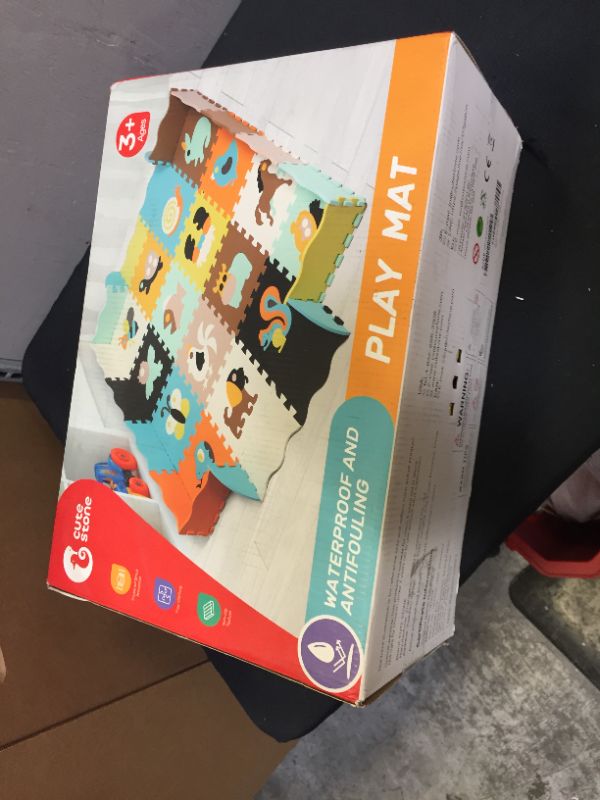 Photo 2 of 56" X 56" Play Mats Floor Mat Foam Puzzle Playmat for Kids
