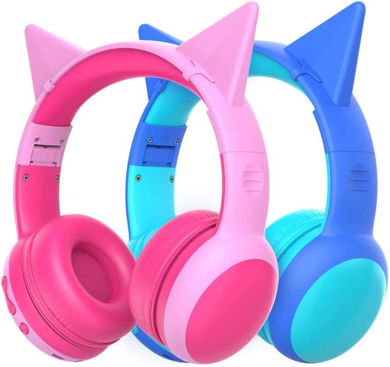 Photo 1 of gorsun Bluetooth Kids Headphones with  Limited Volume, Children's Wireless Bluetooth Headphones, Foldable Bluetooth Stereo Over-Ear Kids headsets 