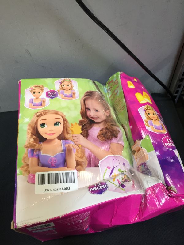Photo 4 of Disney Princess Deluxe Rapunzel Styling Head, 13-pieces, Preschool Ages 3 up by Just Play