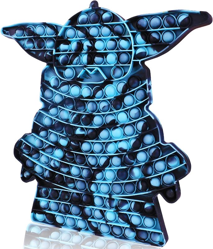 Photo 1 of Giant Sensory Toys Star Grogu Wars Mandalorian Its Pop Fidget Toys Gifts for Boys Girls , Jumbo Size Big Huge Extra Mega Large Push It Pop Bubble Classroom Poppit Poppet Carnival Gift Pinata Prizes
