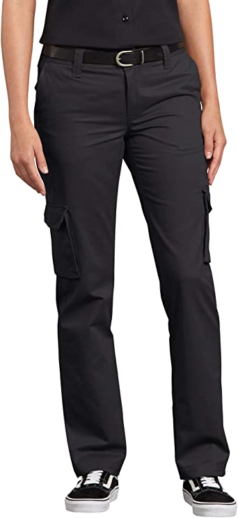 Photo 1 of Dickies Women's Relaxed Fit Stretch Cargo Straight Leg Pantsz 14R
