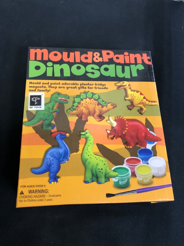 Photo 2 of Aviaswin Dinosaur Painting Kit for Kids, Arts and Crafts for Kids Ages 6-8, 8-12, 6 Dino Figurines Playset, Gifts for Boys and Girls
