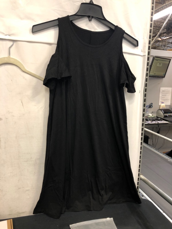Photo 1 of GIRLS CASUAL BLACK DRESS, SIZE XL 