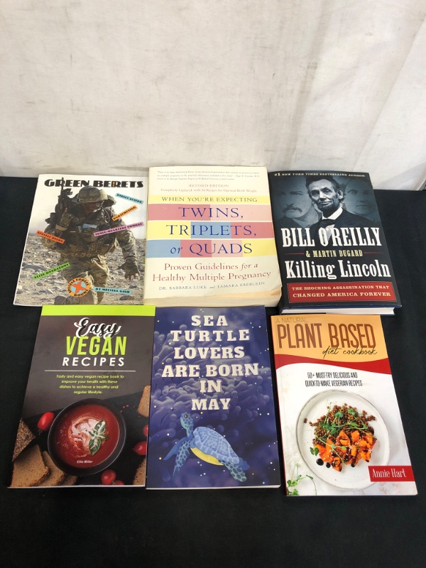 Photo 1 of 6PC LOT, VARIOUS BOOKS 
