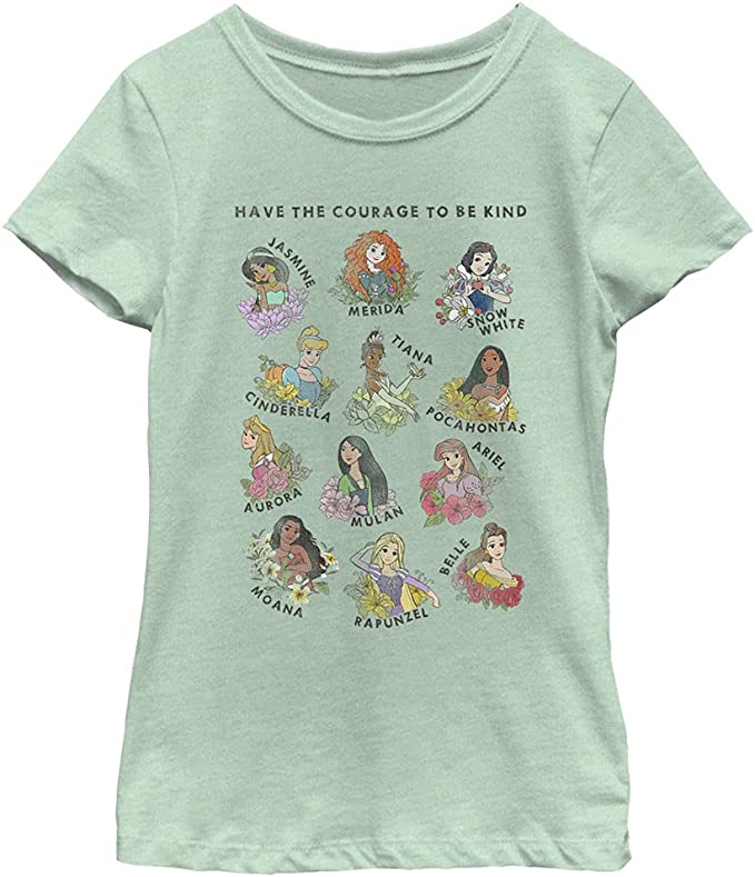 Photo 1 of Disney Princess Handdrawn Textbook Girl's Heather Crew Tee
, SIZE L 