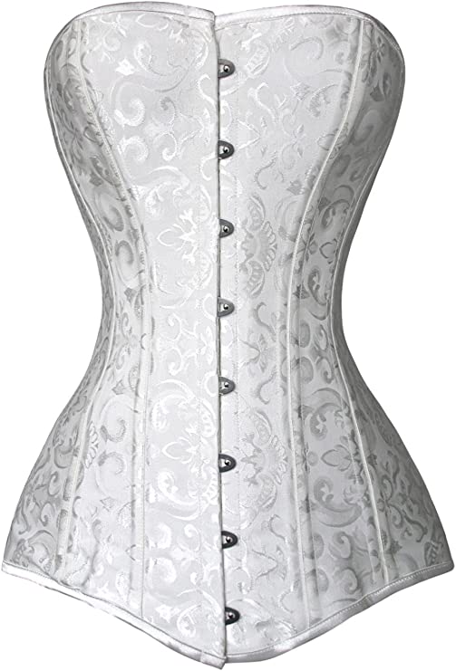 Photo 1 of Charmian Women's 26 Steel Boned Cotton Long Torso Hourglass Body Shaper Corset
, SIZE XXL 