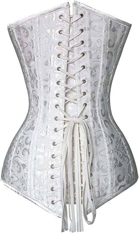 Photo 2 of Charmian Women's 26 Steel Boned Cotton Long Torso Hourglass Body Shaper Corset
, SIZE XXL 