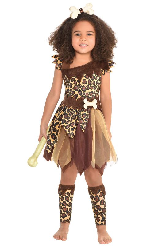 Photo 1 of Cave Girl Child Costume (Small)
, SIZE 4-6