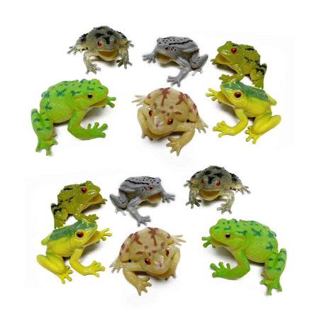 Photo 1 of Fun Central (AZ916) Assorted Frog Figure, Toy Frog Gift, Frog Toys For Kids