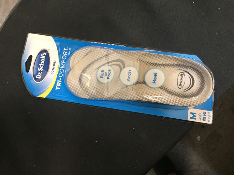 Photo 2 of Dr. Scholl’s TRI-COMFORT Insoles // Comfort for Heel, Arch and Ball of Foot with Targeted Cushioning and Arch Support (for Men's 8-12) 